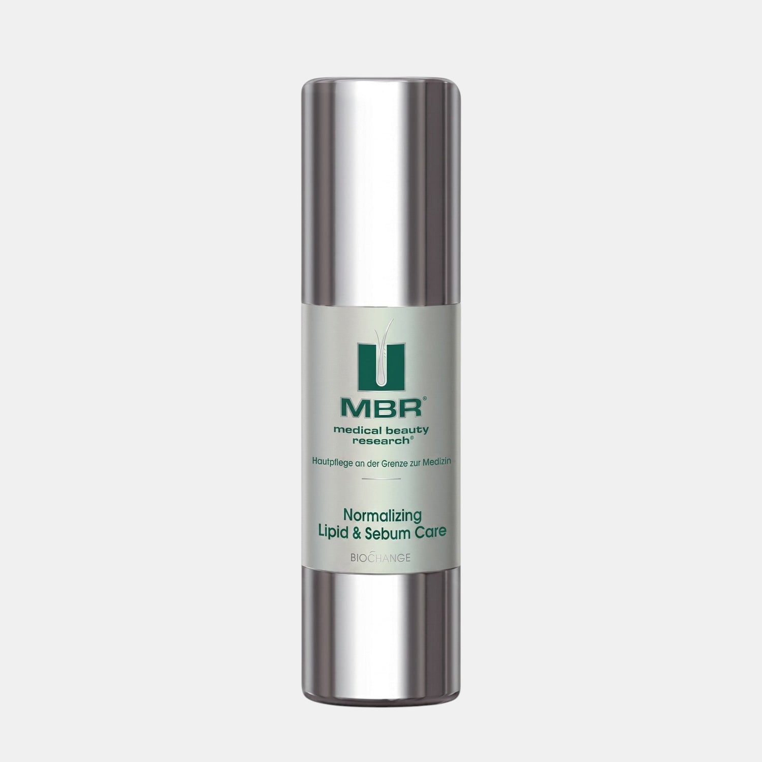 Shop Rescue Spa MBR Normalizing Lipid &amp; Sebum Care mattifying cream in a silver airless pump bottle for oily skin.