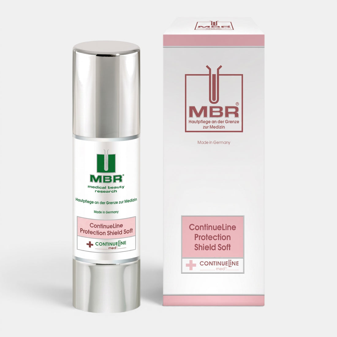Shop Rescue Spa MBR ContinueLine Protection Shield Soft cream bottle and packaging box