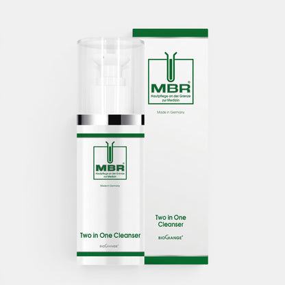 Shop Rescue Spa MBR Two in One Cleanser 150ml bottle and white box with green branding for intensive skin cleansing.