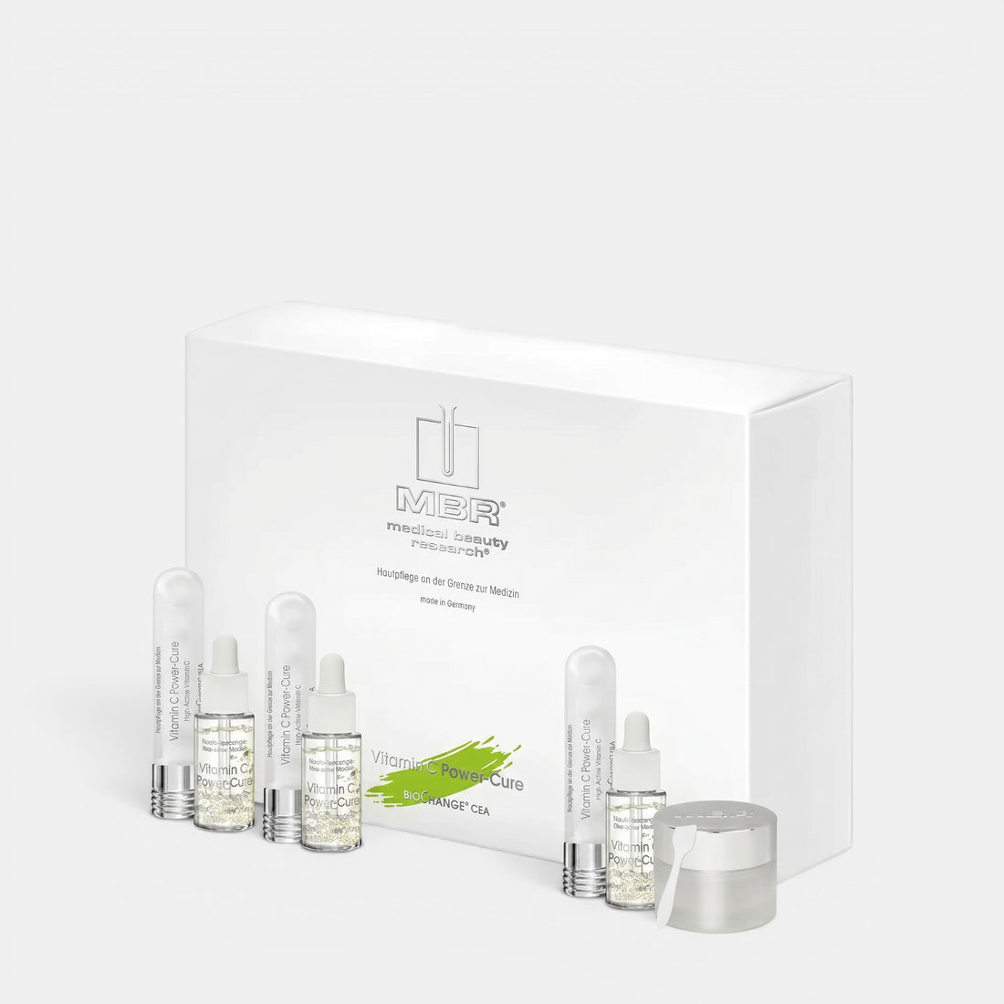 Shop Rescue Spa MBR Vitamin C Power-Cure intensive anti-ageing treatment set with vials, activator, and mixing jar