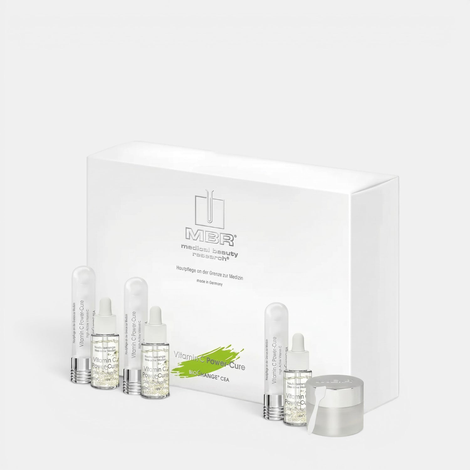 Shop Rescue Spa MBR Vitamin C Power-Cure intensive anti-ageing treatment set with vials, activator, and mixing jar
