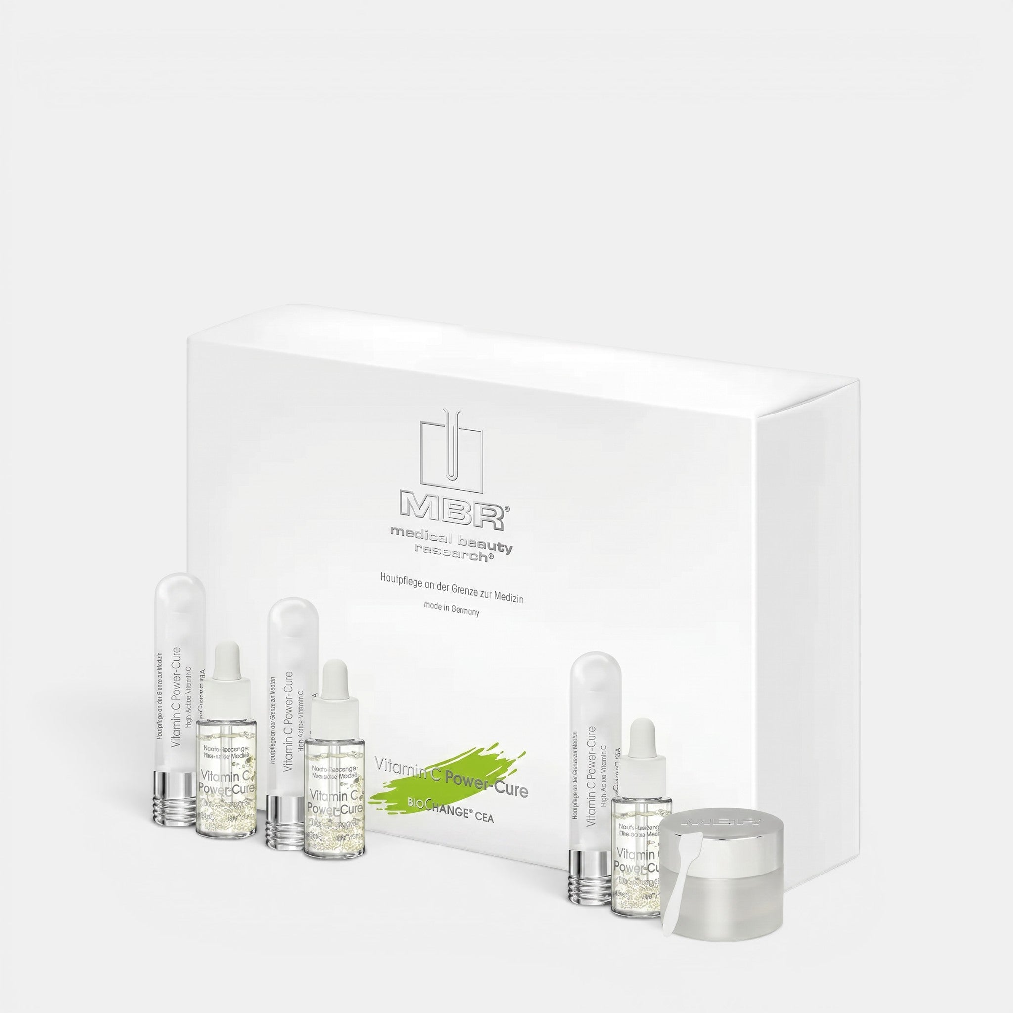 Shop Rescue Spa MBR Vitamin C Power-Cure intensive anti-ageing treatment set with vials, activator, and mixing jar