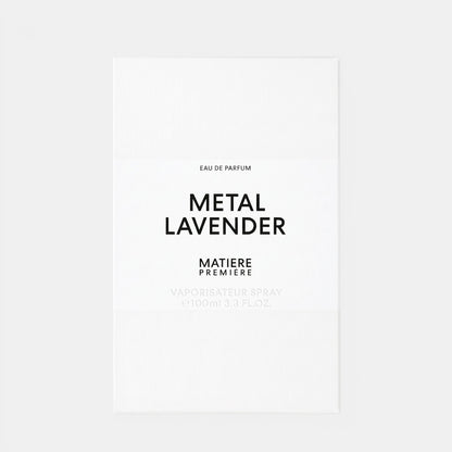 Shop Rescue Spa Metal Lavender eau de parfum 100ml white rectangular fragrance box