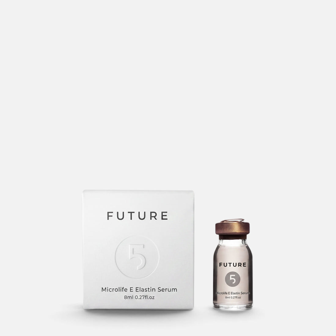 Shop Rescue Spa Future 5 Elements Microlife E Elastin Serum 8ml bottle and white box packaging