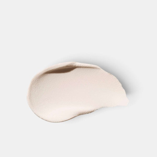 Shop Rescue Spa Age-Defying SPF 50 Mineral Face Creme swatch showing a smooth, lightweight, beige cream texture.