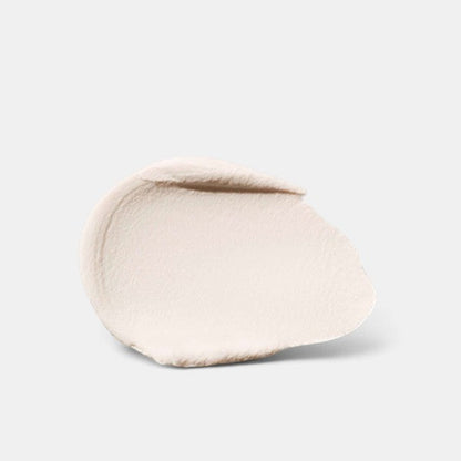 Shop Rescue Spa SPF 45 Mineral Body Creme showing a smooth, white, lightweight sunscreen texture swatch.