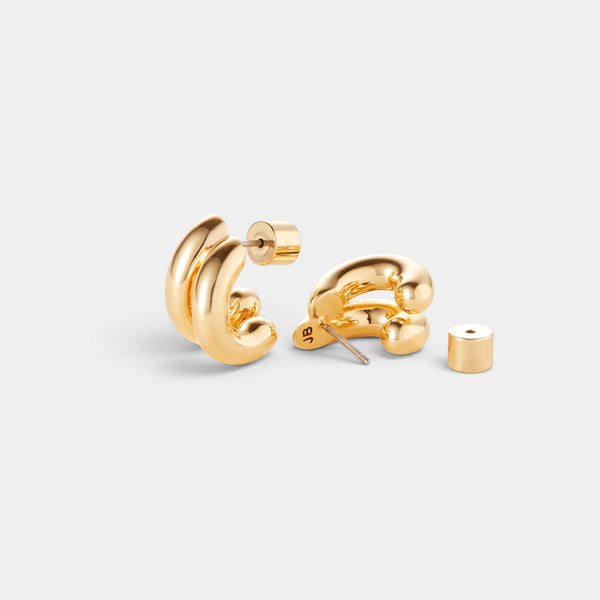 アクセサリー Pointless Journey earrings pj logo gold 新品未使用
