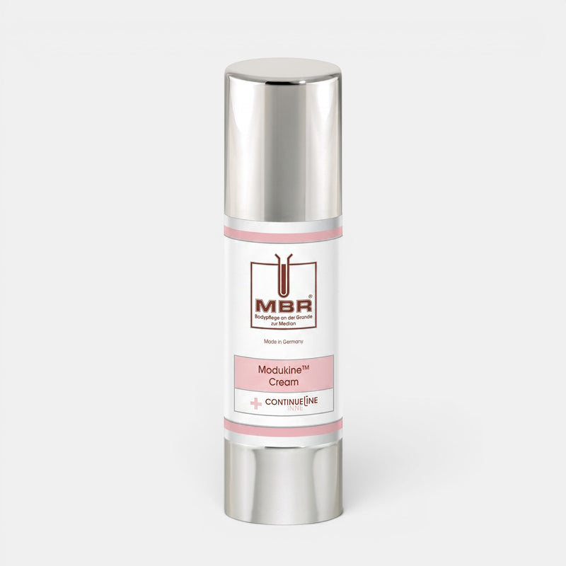 Shop Rescue Spa MBR Modukine Cream in an airless pump bottle for sensitive and rosacea-prone skin