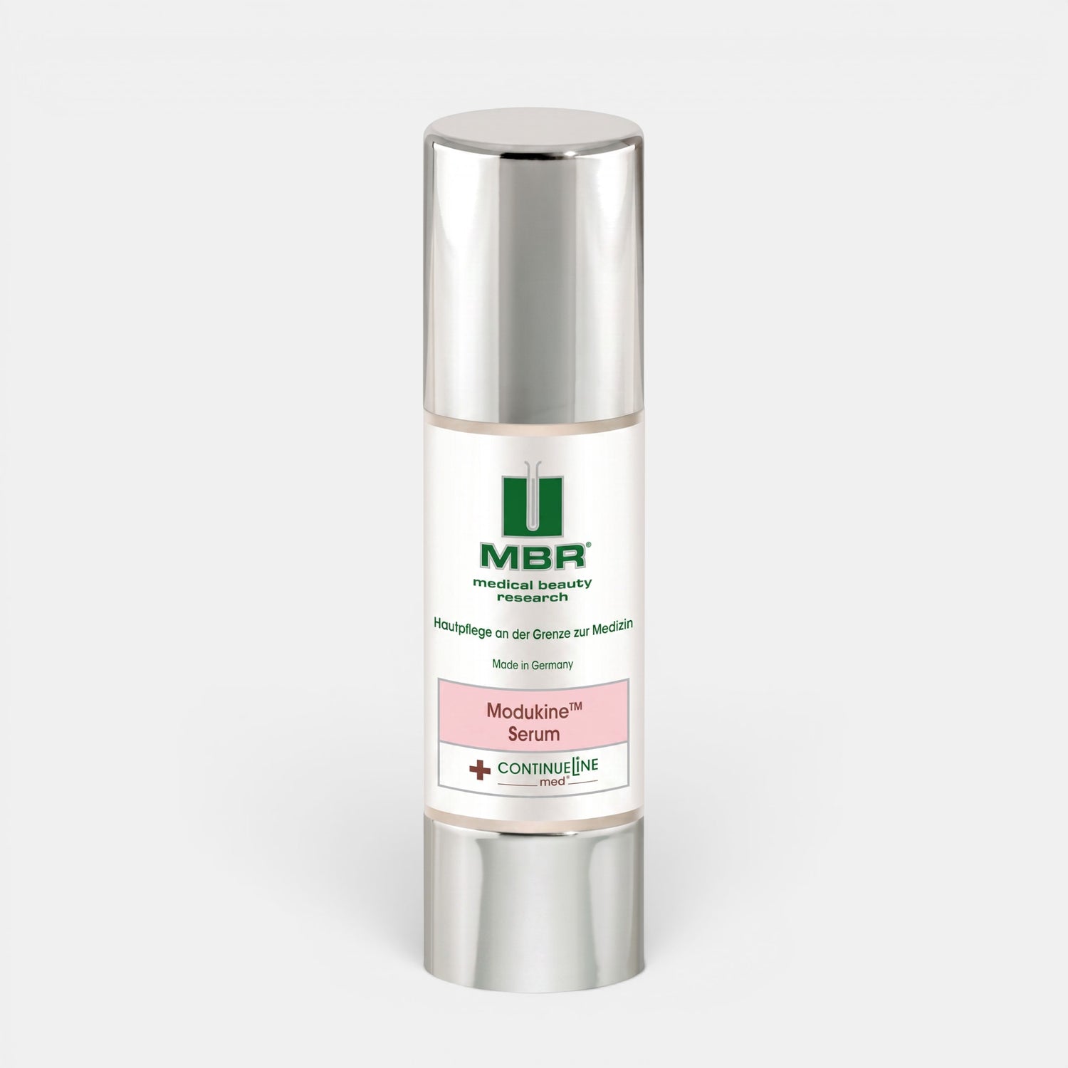 Shop Rescue Spa MBR Modukine Serum in a 50ml airless pump bottle for sensitive and rosacea-prone skin