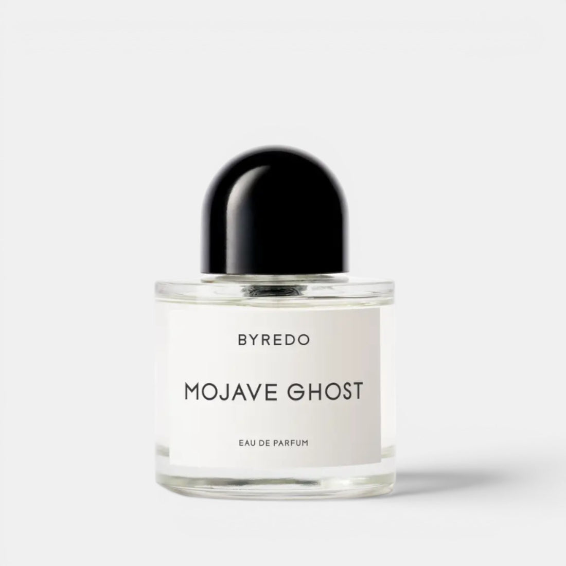 Shop Rescue Spa BYREDO Mojave Ghost Eau De Parfum, a woody fragrance with notes of ambrette, violet, sandalwood, and amber.