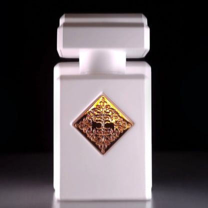 Shop Rescue Spa Musk Therapy Extrait De Parfum, white bottle with gold emblem, unisex fragrance made in France.