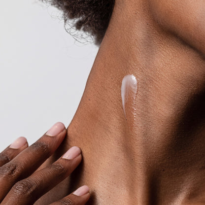 Shop Rescue Spa Neckperfect Complex cream applied to a model&