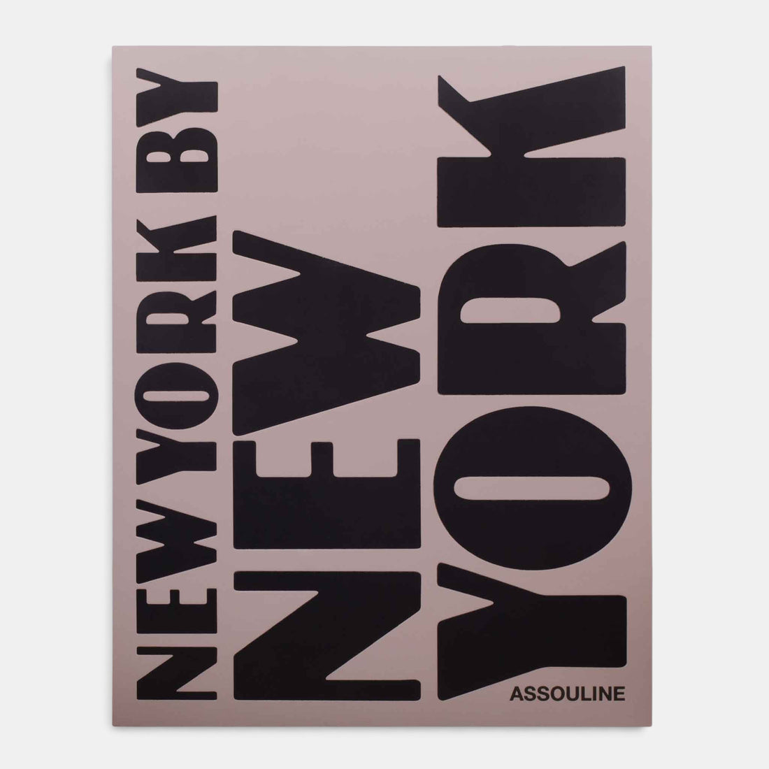 Shop Rescue Spa New York by New York hardcover book with bold black typography on a light mauve linen cover