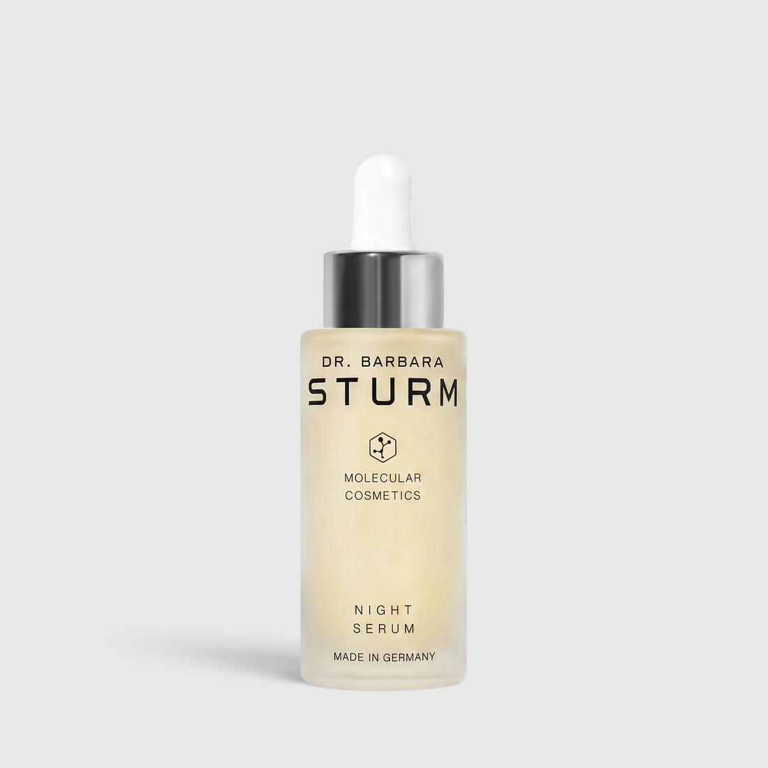 Shop Rescue Spa Dr. Barbara Sturm Night Serum in a 30ml glass bottle with a dropper for anti-aging skin repair.