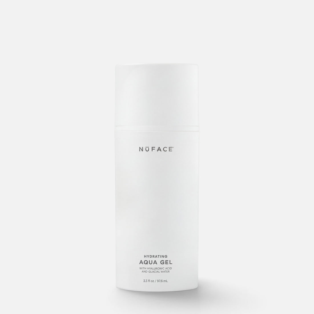Shop Rescue Spa NuFACE Hydrating Aqua Gel bottle with hyaluronic acid for microcurrent activation and skin hydration.