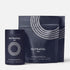 Shop Rescue Spa Nutrafol Men hair growth supplement set including one bottle and two refill pouches in dark blue