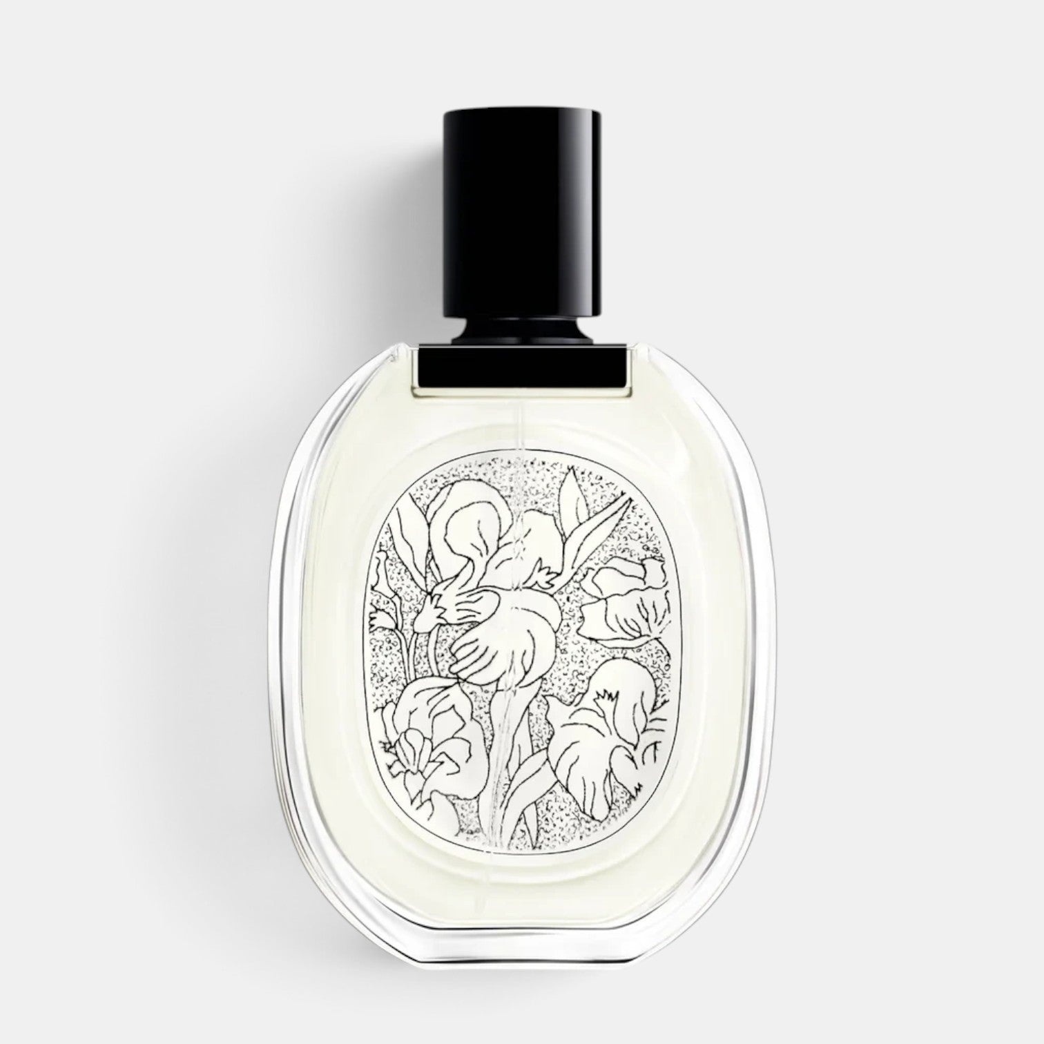 Shop Rescue Spa Ofresia Eau de Toilette in a clear glass bottle with a black cap and floral illustration label.