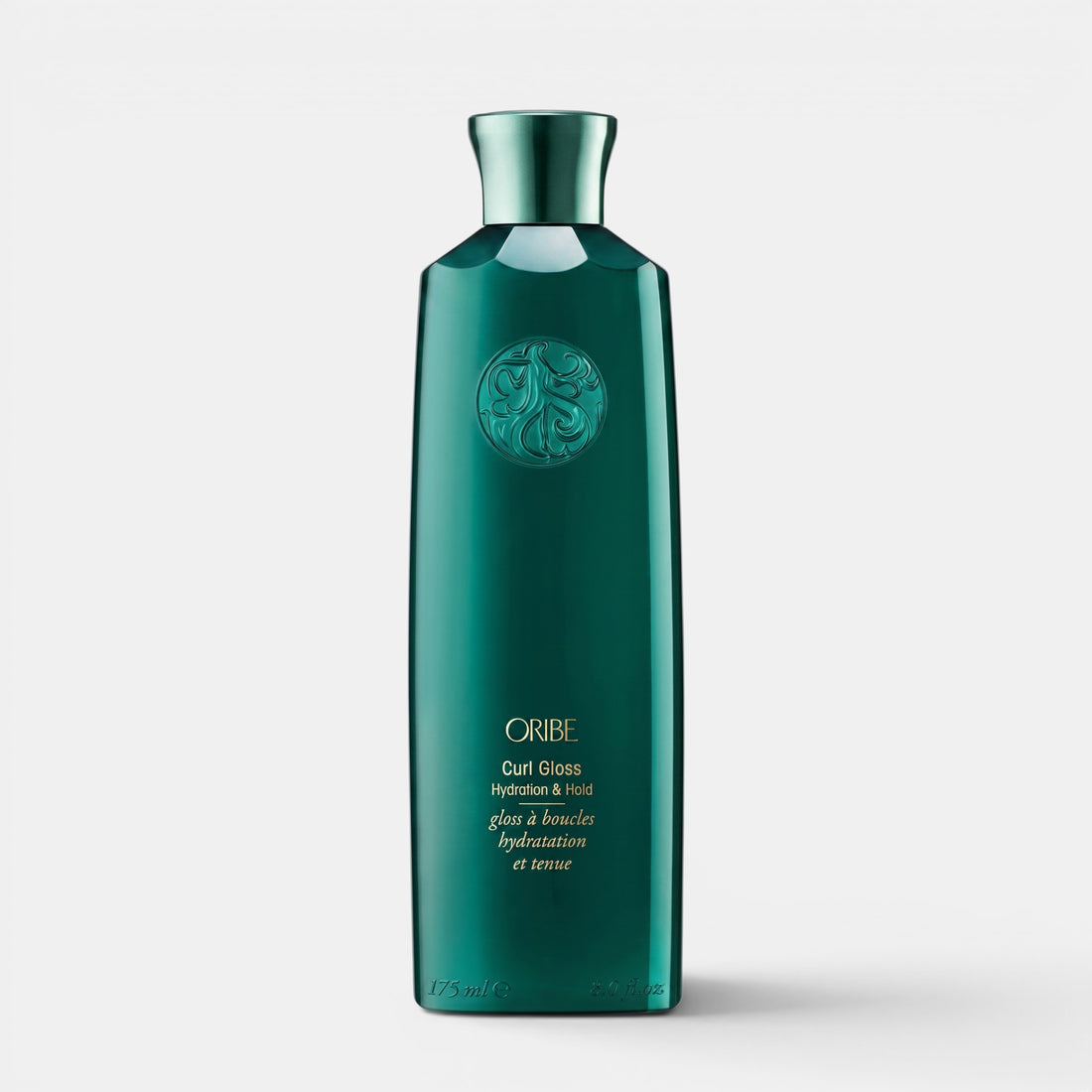 Shop Rescue Spa Oribe Curl Gloss hydration and hold gel in a dark green bottle for curly hair definition and shine.
