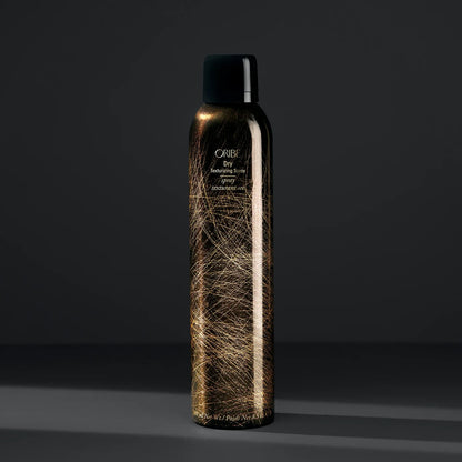 Shop Rescue Spa Oribe Dry Texturizing Spray in a black and gold patterned aerosol bottle for hair volume and texture.
