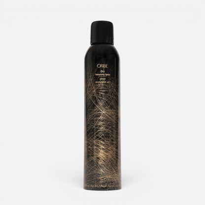 Shop Rescue Spa Oribe Dry Texturizing Spray bottle for volumizing hair and absorbing oil with a black and gold design.