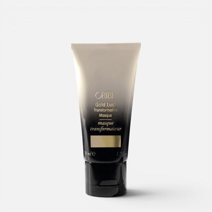 Shop Rescue Spa Oribe Gold Lust Transformative Mask 50ml travel size hair treatment tube