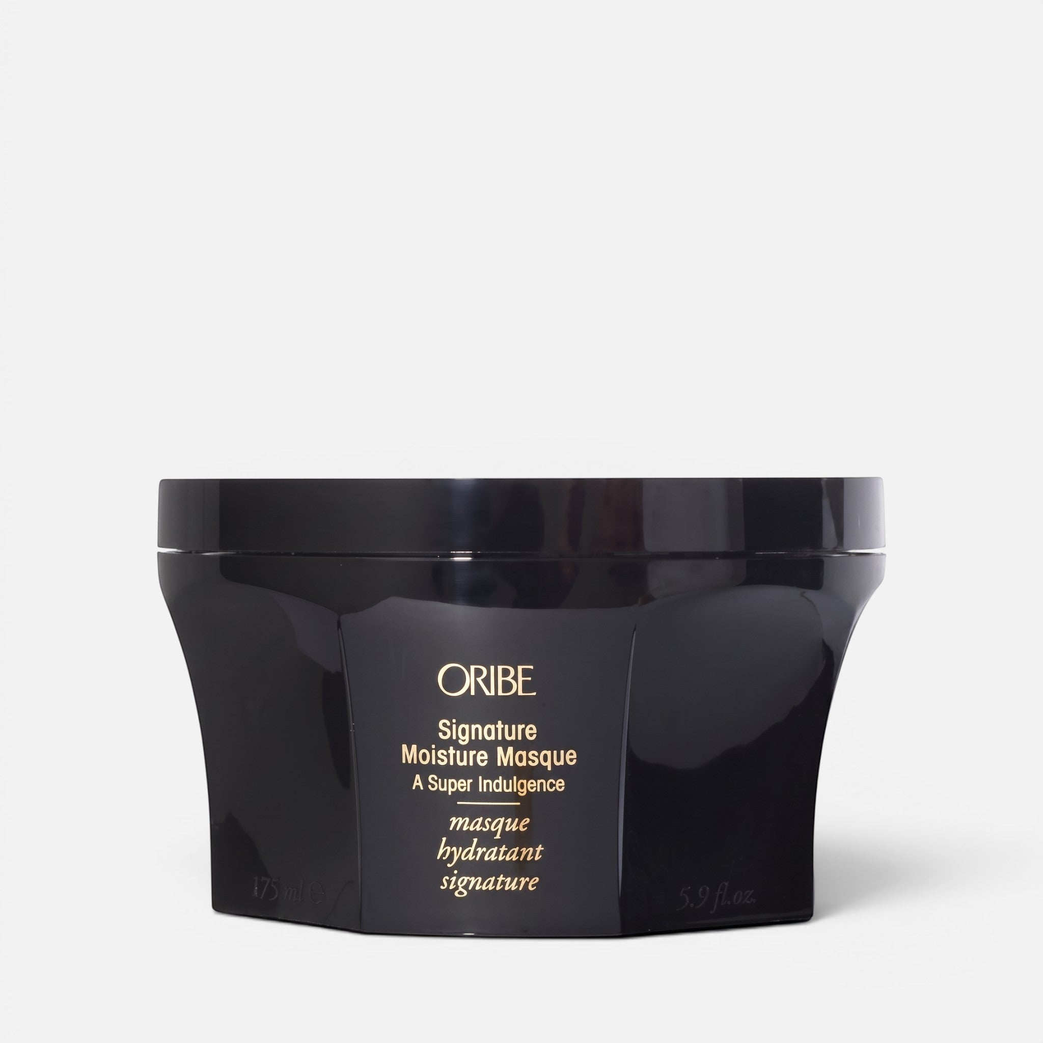 Shop Rescue Spa Oribe Signature Moisture Masque in a black 175ml jar for deep hair conditioning and hydration.