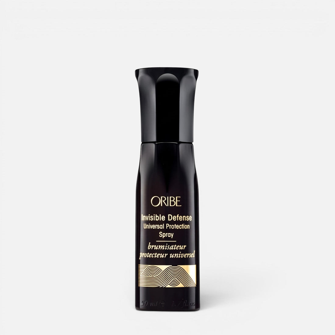 Shop Rescue Spa Oribe Invisible Defense Universal Protection Spray in a 50ml travel size black bottle.