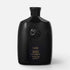 Shop Rescue Spa Oribe Signature Shampoo in a sleek black bottle with gold lettering for daily hair nourishment.