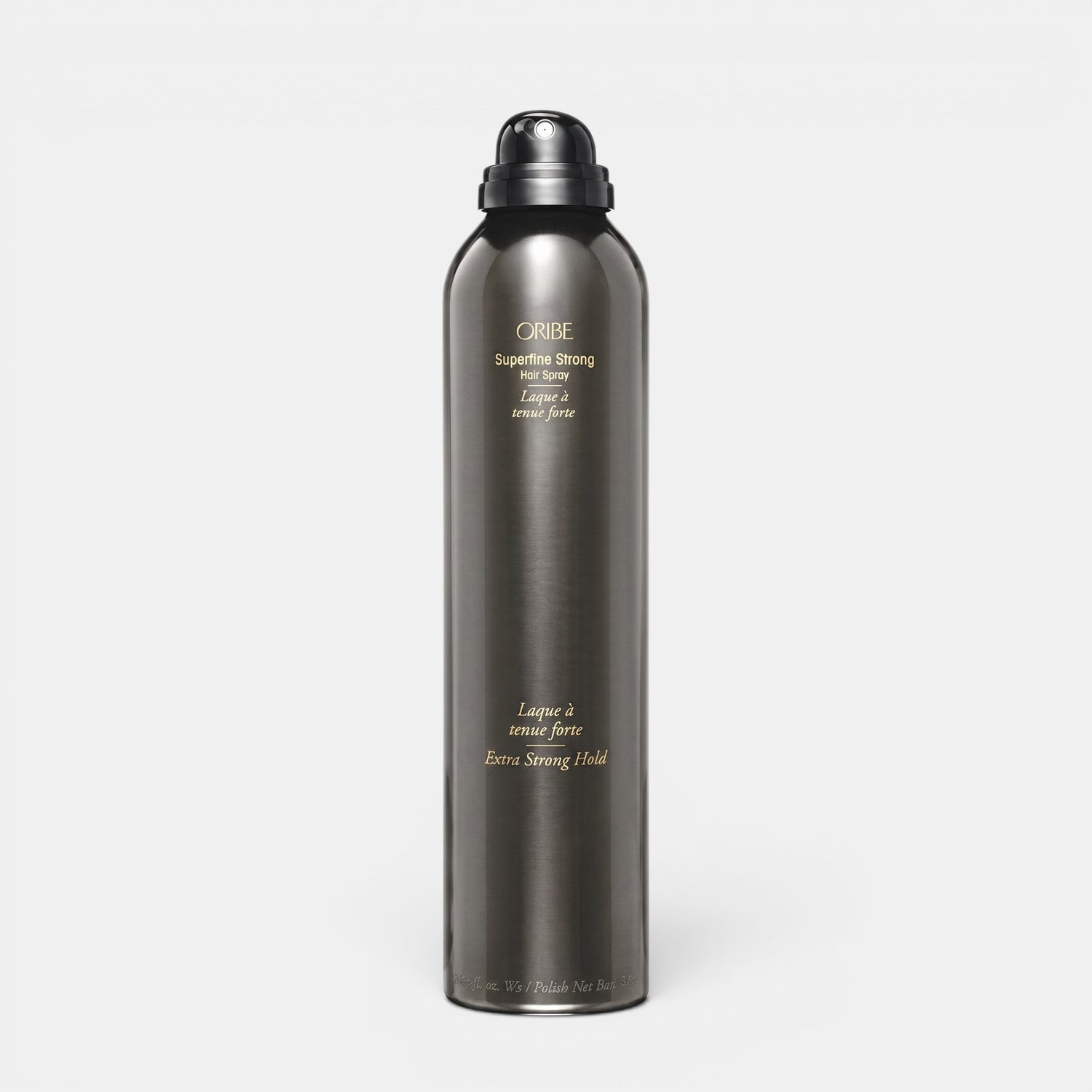 Shop Rescue Spa Oribe Superfine Strong Hair Spray in a dark grey 9 oz aerosol bottle for extra strong hold.