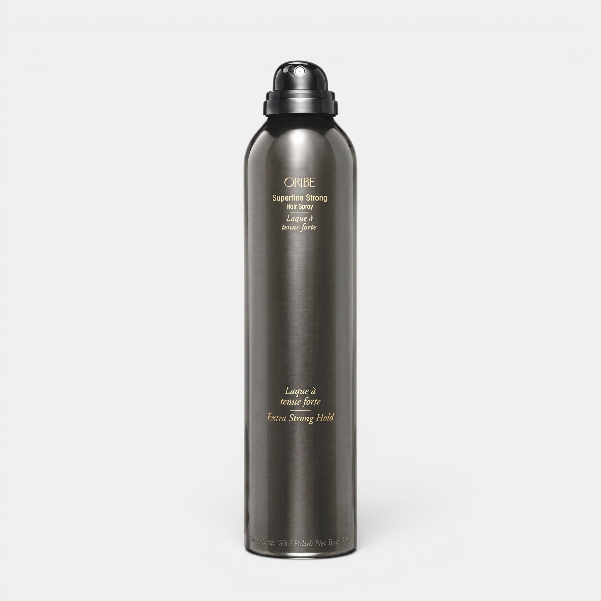 Shop Rescue Spa Oribe Superfine Strong Hair Spray in a dark grey 9 oz aerosol bottle for extra strong hold.