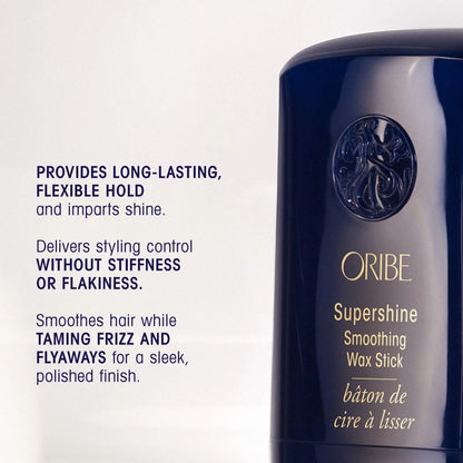 Shop Rescue Spa Oribe Supershine Smoothing Wax Stick for taming frizz and flyaways, providing flexible hold and shine.