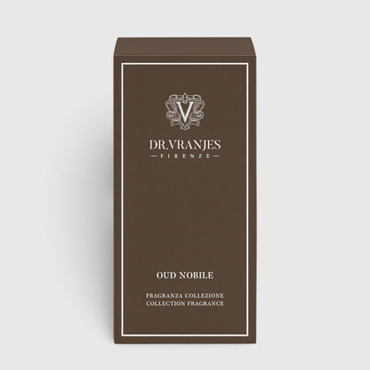 Shop Rescue Spa Dr. Vranjes Oud Nobile room diffuser brown box with elegant white logo and text