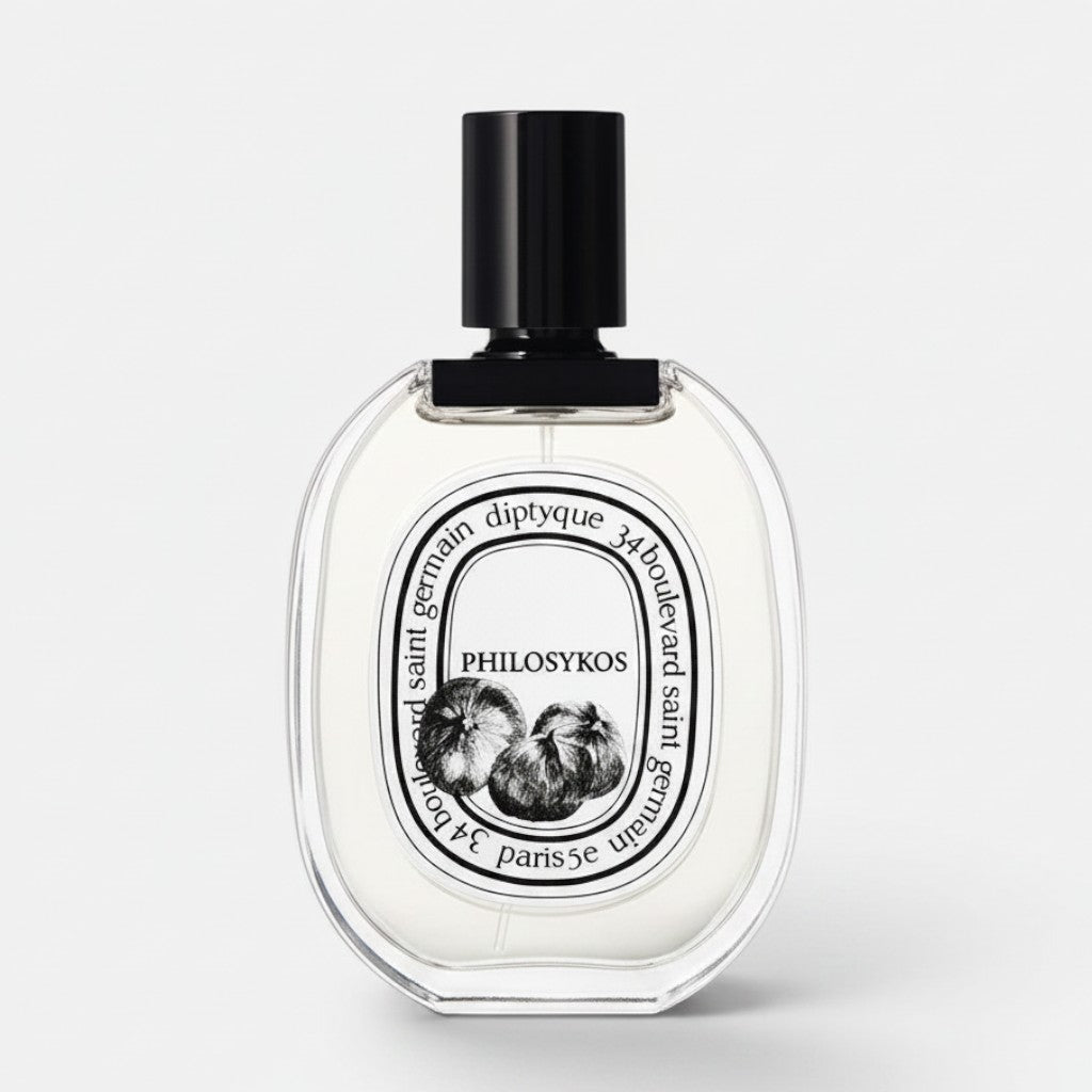 Shop Rescue Spa Philosykos Eau de Toilette 100ml glass perfume bottle with iconic fig illustration label