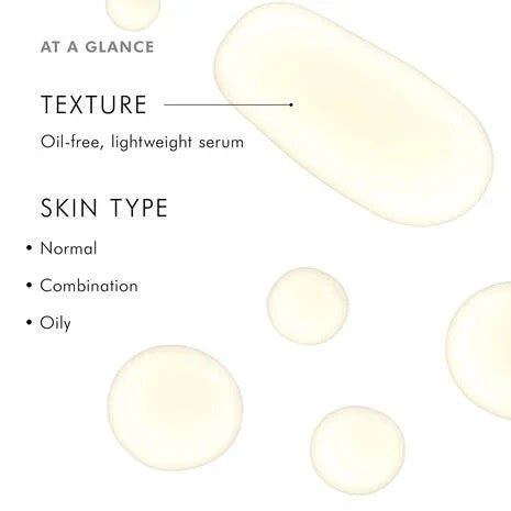 Shop Rescue Spa Phloretin CF serum texture showing lightweight, oil-free drops for normal, combination, and oily skin.