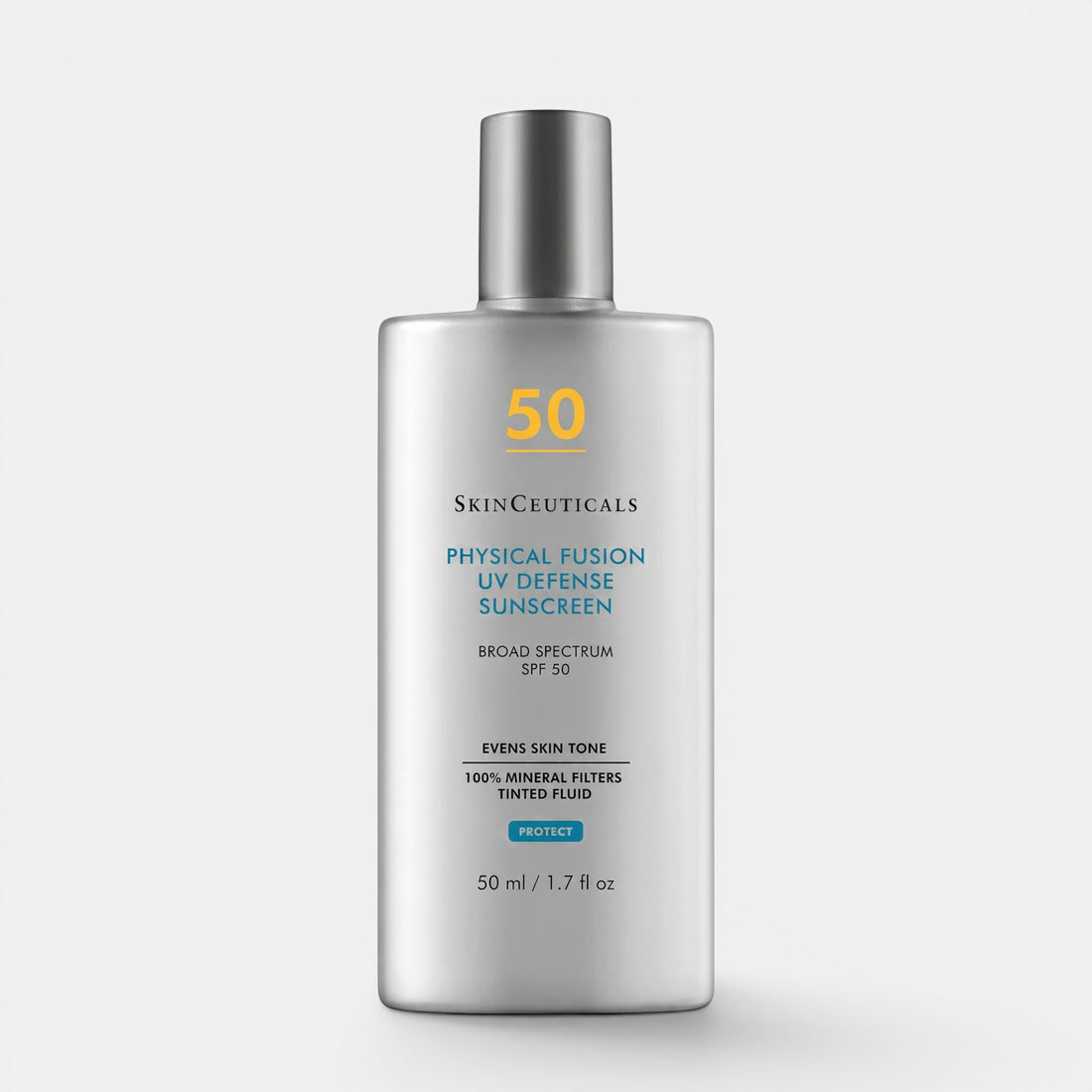 Shop Rescue Spa SkinCeuticals Physical Fusion UV Defense SPF 50 tinted mineral sunscreen bottle