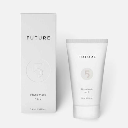 Shop Rescue Spa Phyto Mask No. 2 purifying green clay face mask in a white tube and matching box packaging.