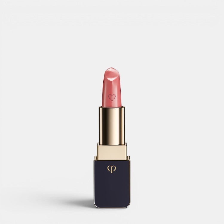 Shop Rescue Spa luxurious satin lipstick in a soft pink shade with a lustrous finish and gold accents.