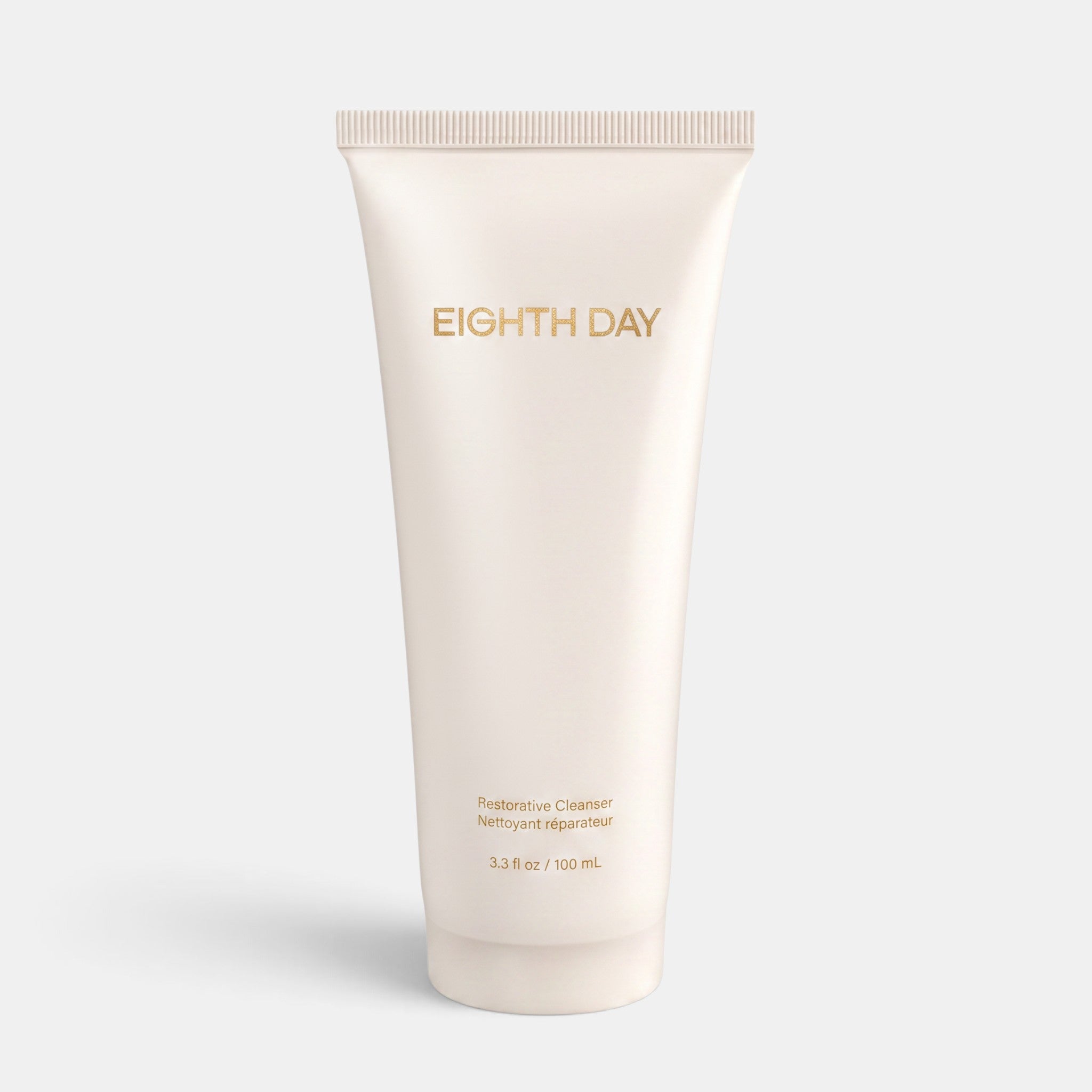 Shop Rescue Spa The Restorative Cleanser in a beige 100ml tube for gentle exfoliation and microbiome support.