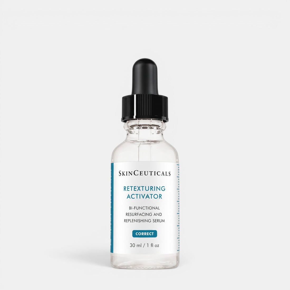 Shop Rescue Spa SkinCeuticals Retexturing Activator oil-free resurfacing and replenishing serum in a glass dropper bottle