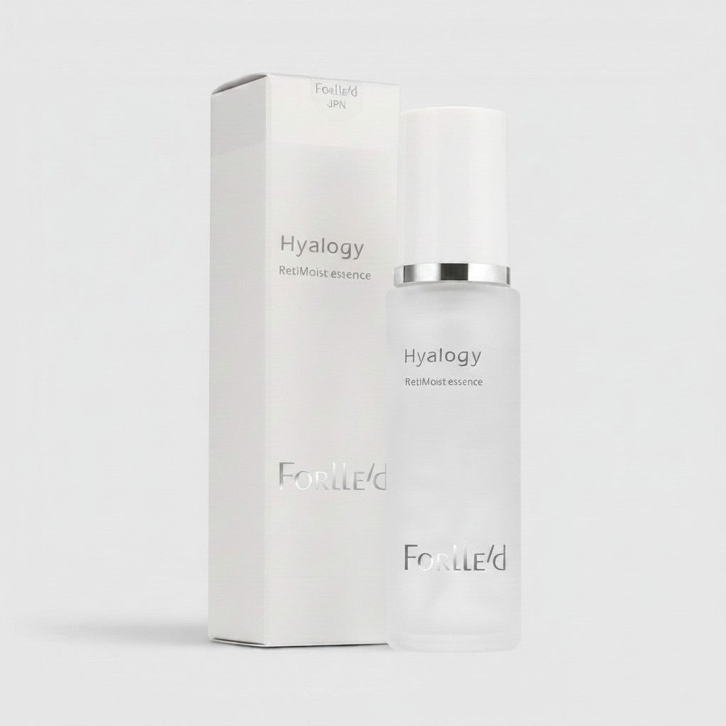 Shop Rescue Spa RetiMoist Essence 30ml retinol night serum bottle and white packaging box on a light background.