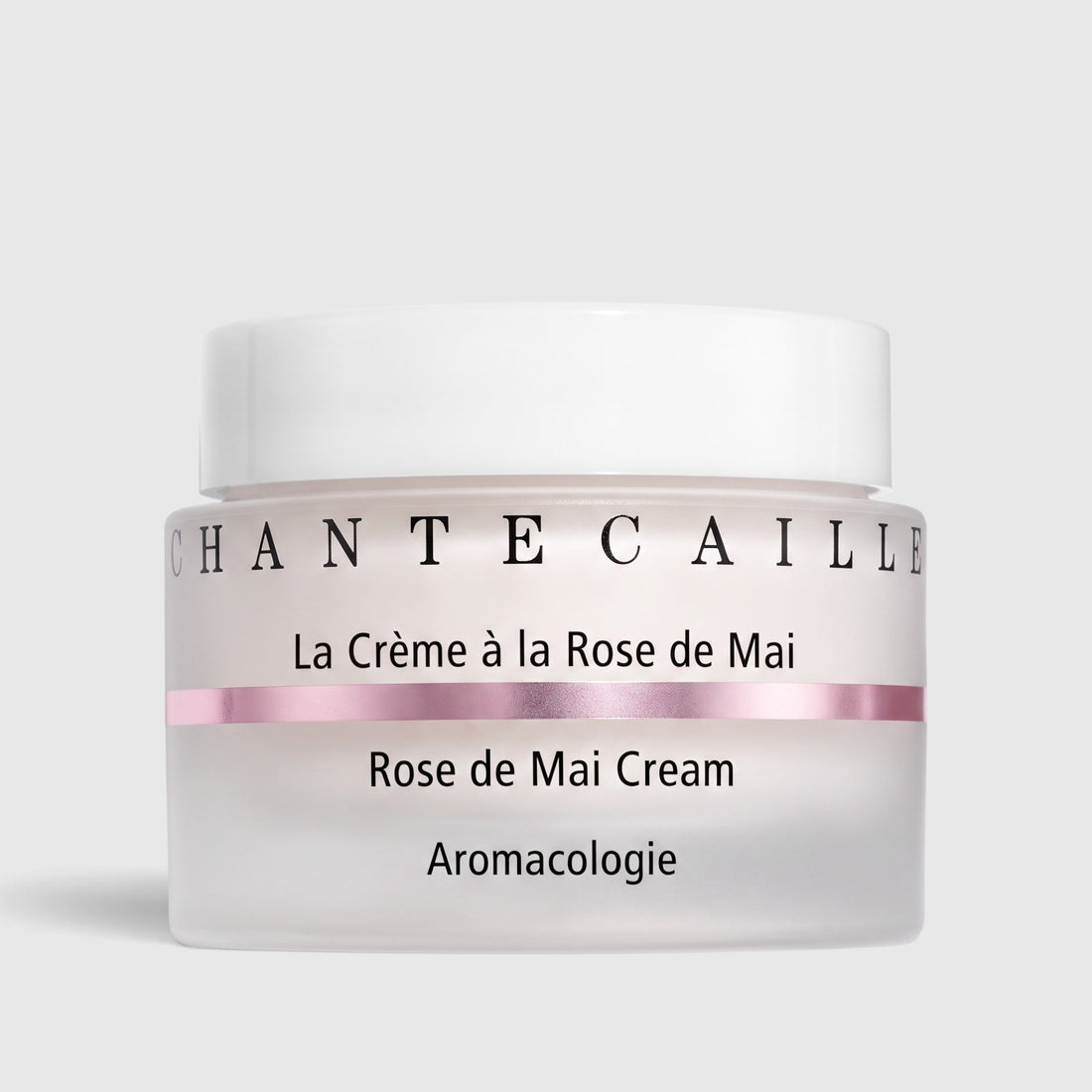 Shop Rescue Spa Chantecaille Rose de Mai Cream in a glass jar with a white lid for smoothing and brightening skin