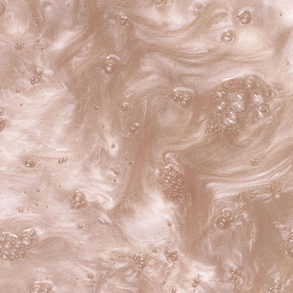 Shop Rescue Spa Black Baccara Hair Texturizing Wave Mist featuring a shimmering rose gold liquid texture with bubbles