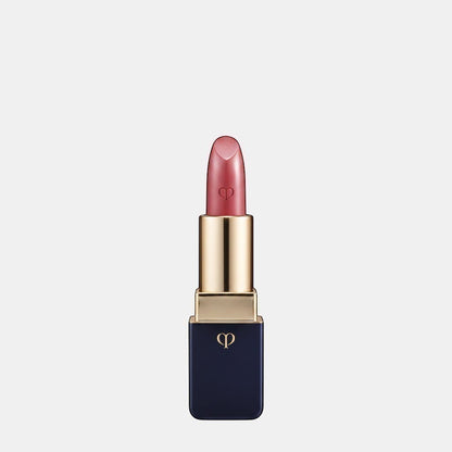 Shop Rescue Spa luxurious satin lipstick in a rosy pink shade with a lustrous finish and gold accents.