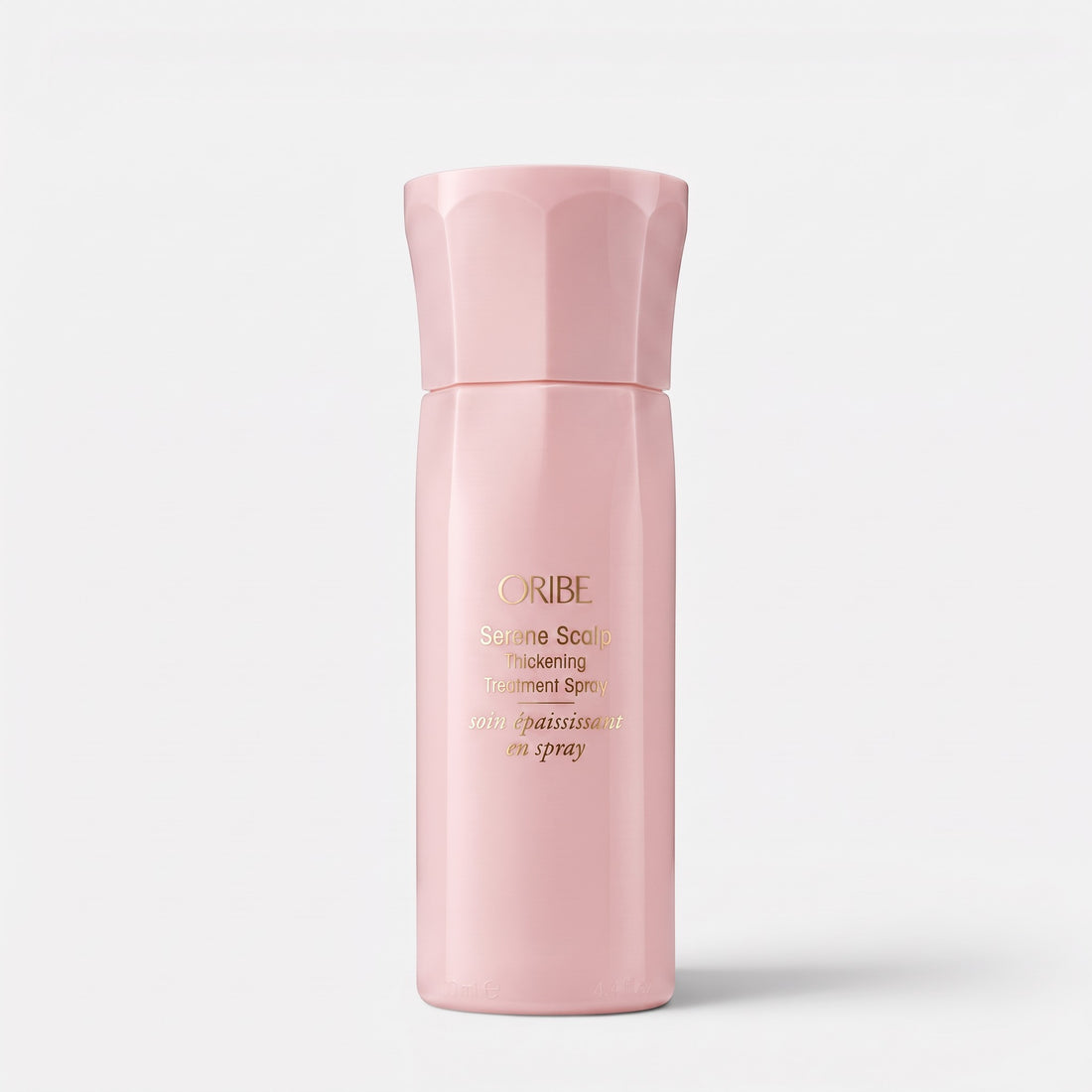 Shop Rescue Spa Serene Scalp Thickening Treatment Spray in a pale pink bottle for fuller and healthier hair.