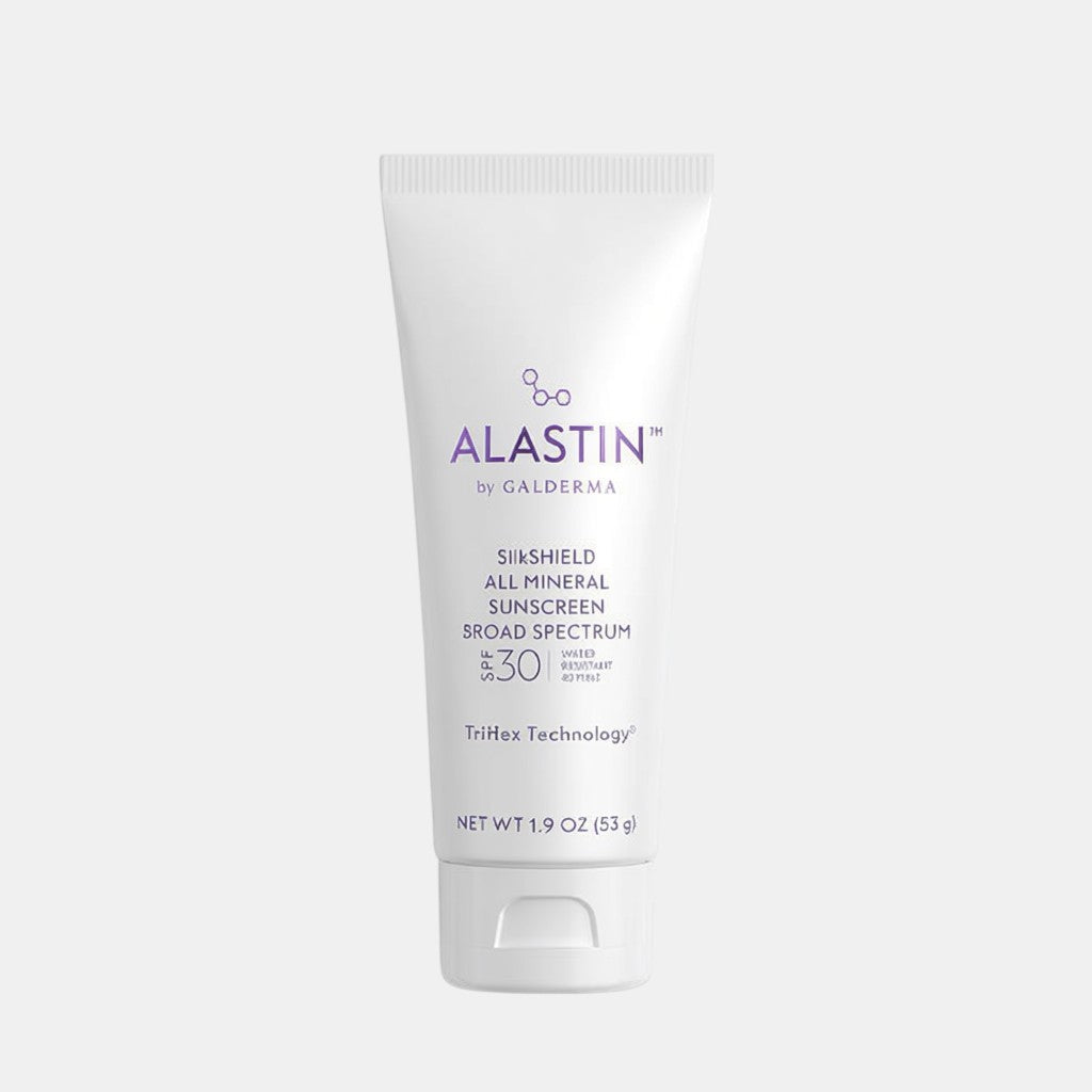 Shop Rescue Spa SilkSHIELD All Mineral Sunscreen SPF 30, a lightweight, transparent broad-spectrum sunscreen with peptide blend.