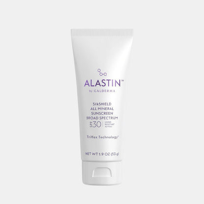 Shop Rescue Spa SilkSHIELD All Mineral Sunscreen SPF 30, a lightweight, transparent broad-spectrum sunscreen with peptide blend.