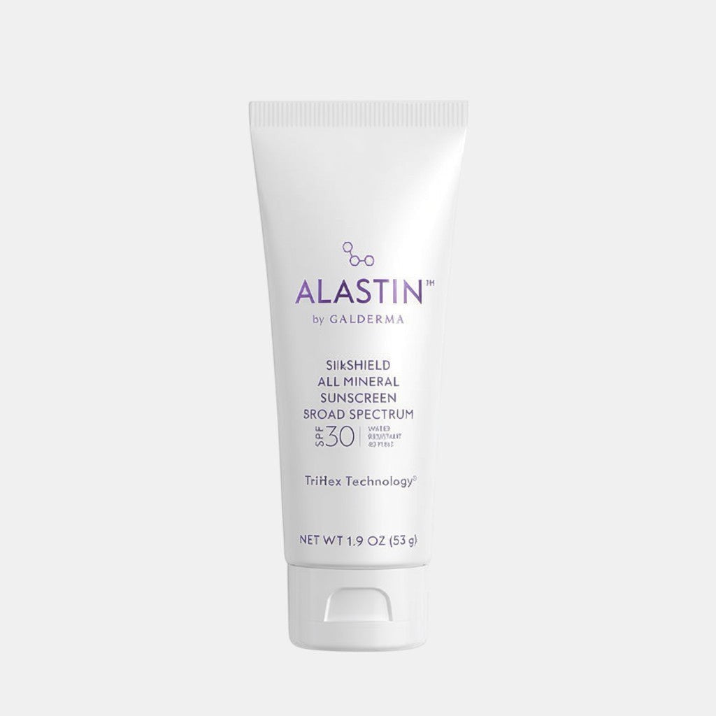 Shop Rescue Spa SilkSHIELD All Mineral Sunscreen SPF 30, a lightweight, transparent broad-spectrum sunscreen with peptide blend.