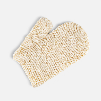 Shop Rescue Spa natural sisal bath body glove for exfoliating skin, made from 100% renewable agave plant fiber.