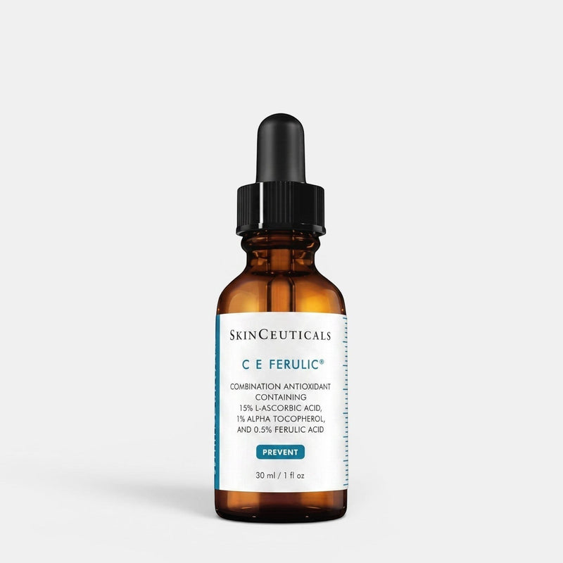 Shop Rescue Spa SkinCeuticals C E Ferulic antioxidant vitamin C serum in a brown glass dropper bottle