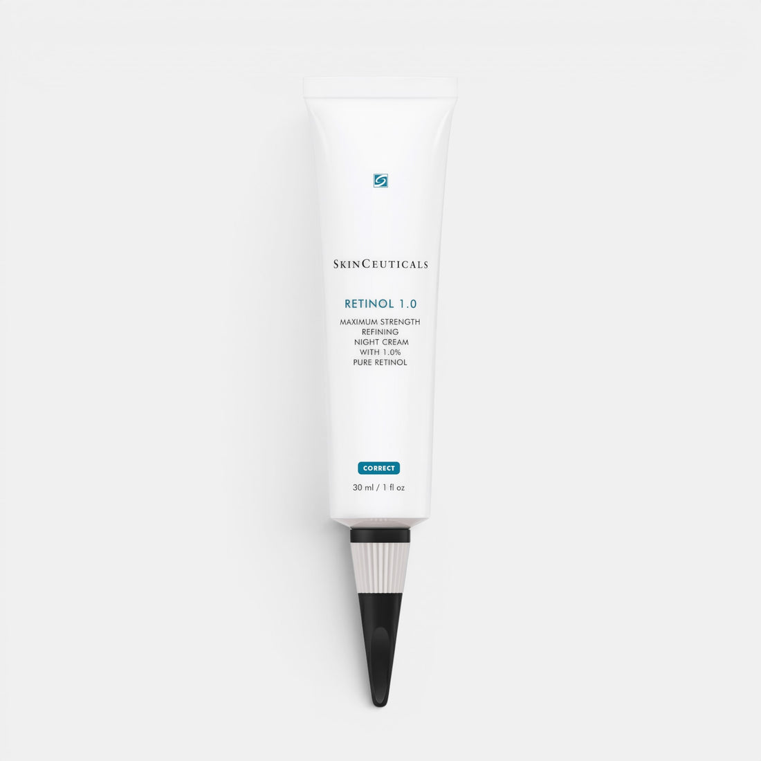 Shop Rescue Spa SkinCeuticals Retinol 1.0 maximum strength refining night cream in a white 30ml tube.